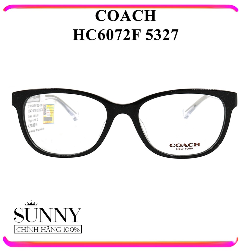 HC6072F 5327 - mắt kính C0ACH chính hãng ITALIA, bảo hành toàn quốc