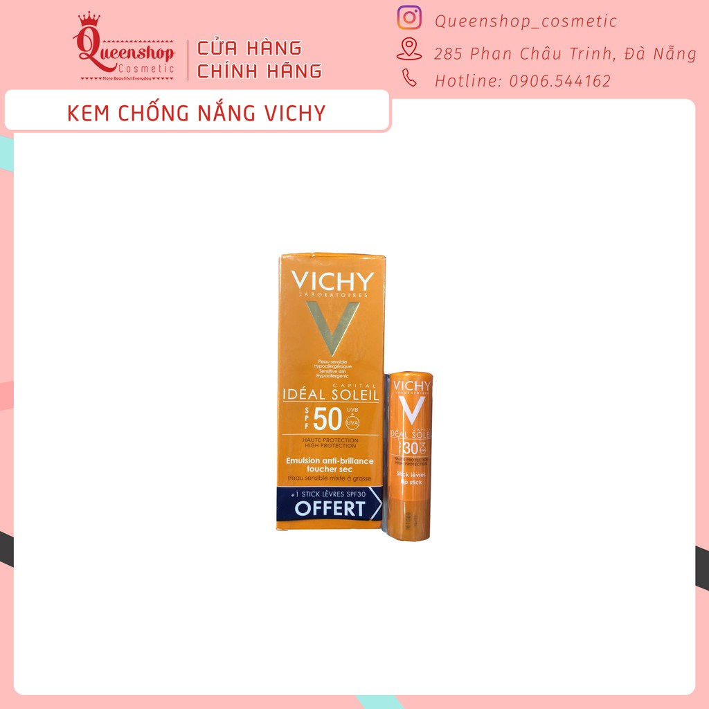 Kem Chống Nắng Vichy Laboratoires Idéal Soleil SPF50 UVA &amp; UVB