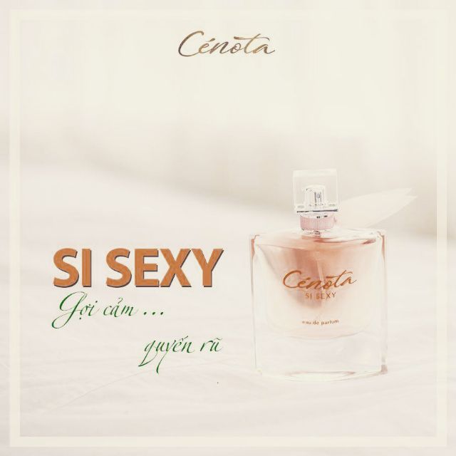 75ml-Nước Hoa Nữ Si Sexy Cenota Pháp Gợi Cảm Quyến Rũ
