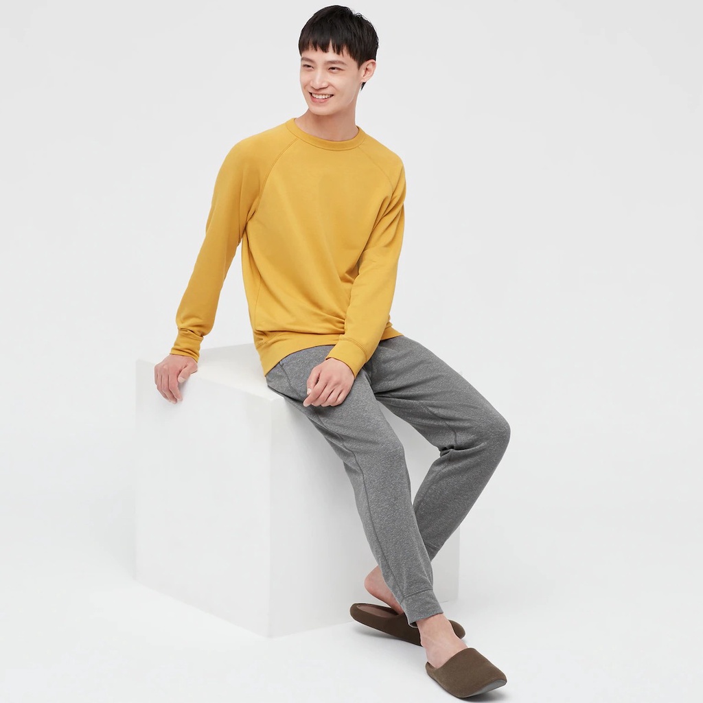 [Hàng Nhật Nội Địa] Bộ quần áo nỉ trơn siêu co dãn Uniqlo - Nam