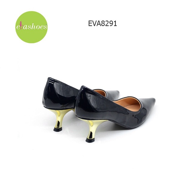 [Mã BMBAU50 giảm 7% tối đa 50K đơn 99K] Giày Cao Gót Đế Ánh Kim Evashoes - Eva8291(Màu Đen, Kem, Ghi)