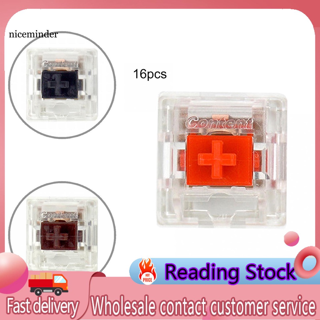 Bộ 16 Nút Bàn Phím Cơ 3 Pin MX Không Ồn Thay Thế Tiện Dụng