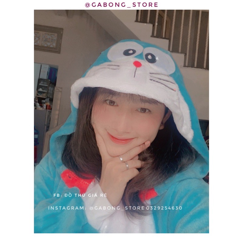 bộ đồ thú doraemon siêu đáng yêu | BigBuy360 - bigbuy360.vn