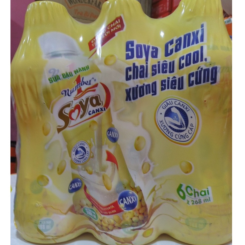 Thùng 24 Chai Sữa Đậu Nành Soya Number One 268ml