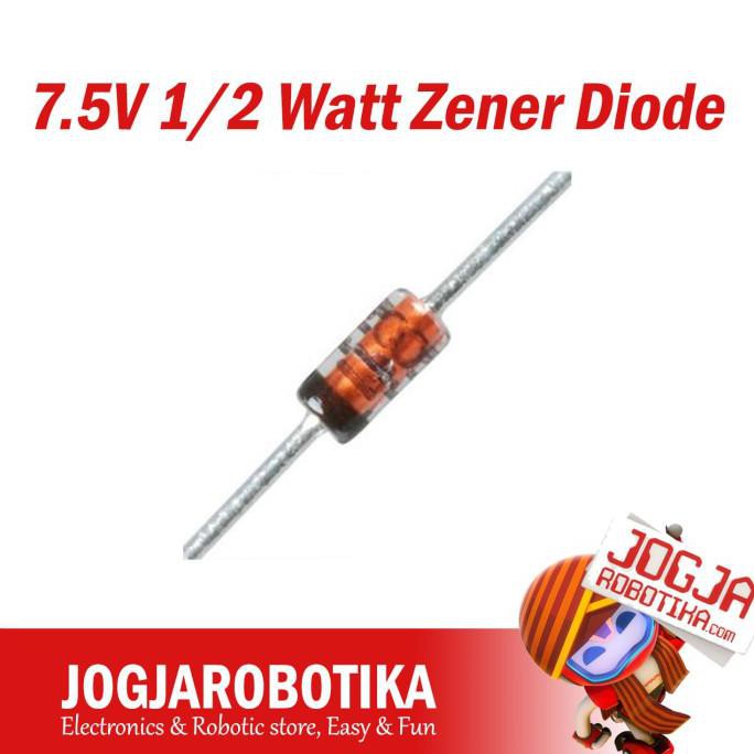 Đi Ốt Zener 7.5v 1 / 2 Watt Chất Lượng Cao Jogjarob07