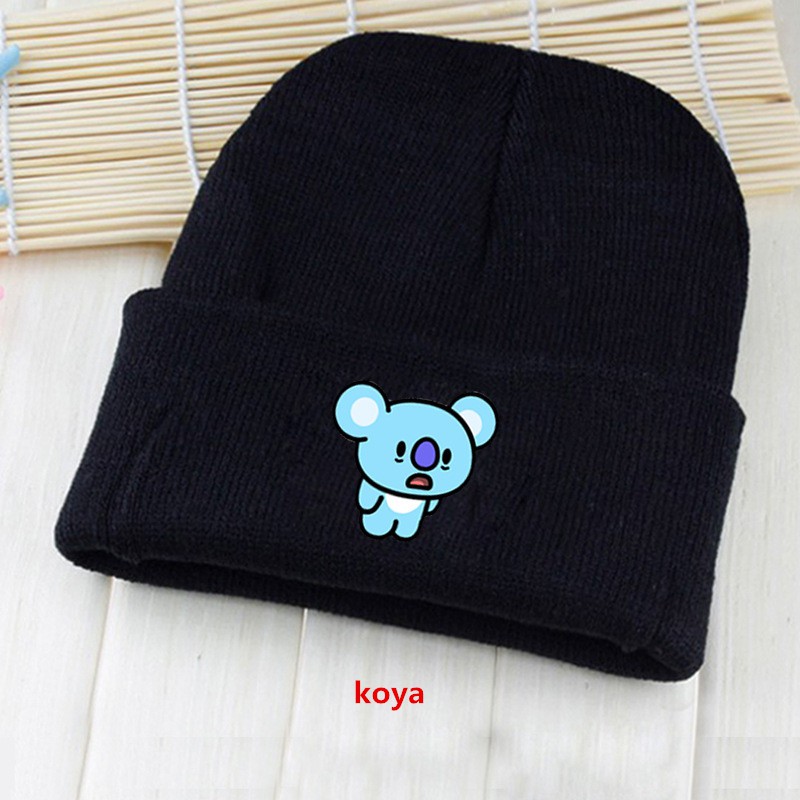 KPOP BTS Beanie Hat Bangtan Boys Knit Cap Tình Yêu Chính Mình SHOOKY COOKY KOYA