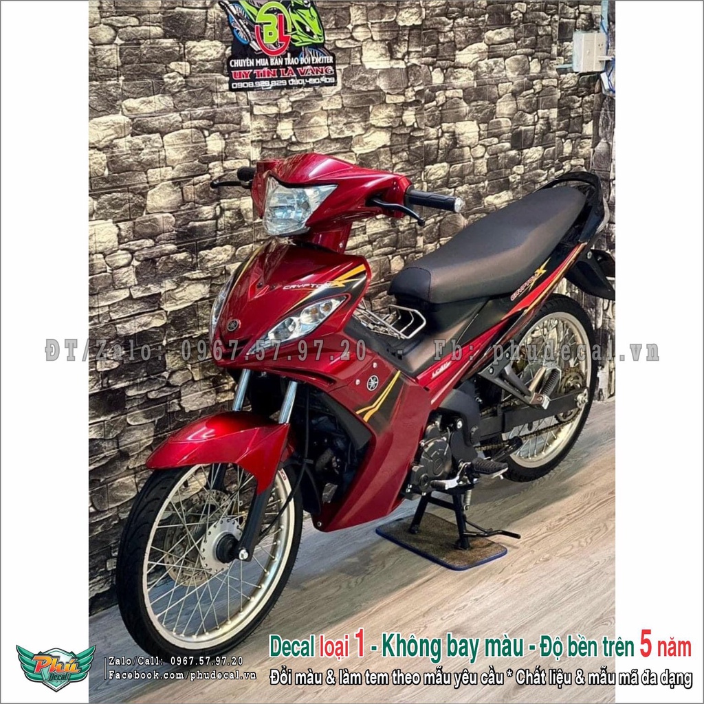 Tem rời Ex 2005-2010 Đỏ Crypton (5)