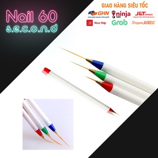 Bộ 3 cọ râu vẽ nét họa tiết móng tay - Thanh Xuân Nail