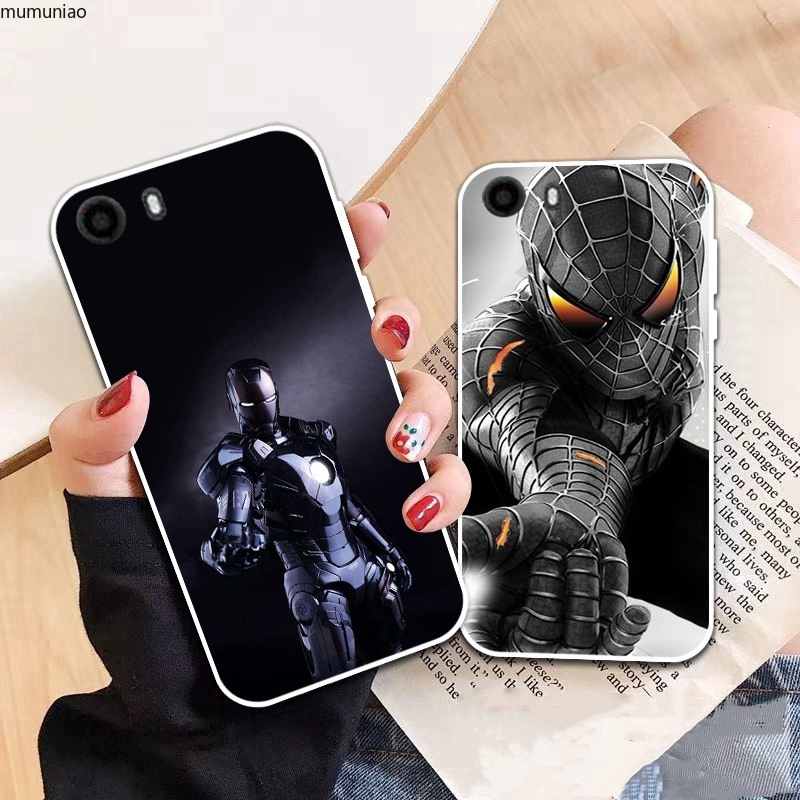 Wiko Lenny Robby Sunny Jerry Razer Phone 2 3 Harry View XL Plus Spiderman pattern-3 Soft Silicon Case Cover