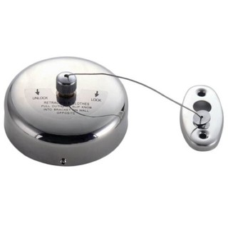 Dây phơi quần áo rút gọn (Inox 304) - có thể tăng dây phơi đến 2.5m - chịu tải 5kg