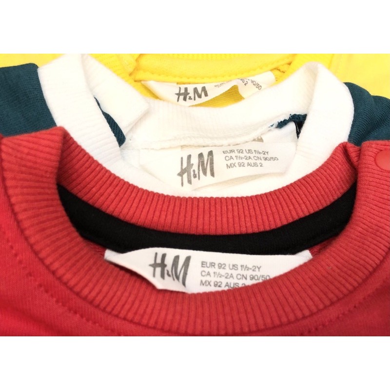 Áo nỉ HM nhiều mẫu bé trai