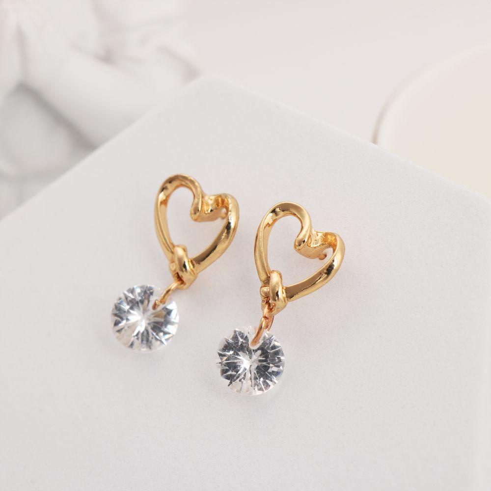 Khuyên Tai Hình Trái Tim Thời Trang Cho Nữ