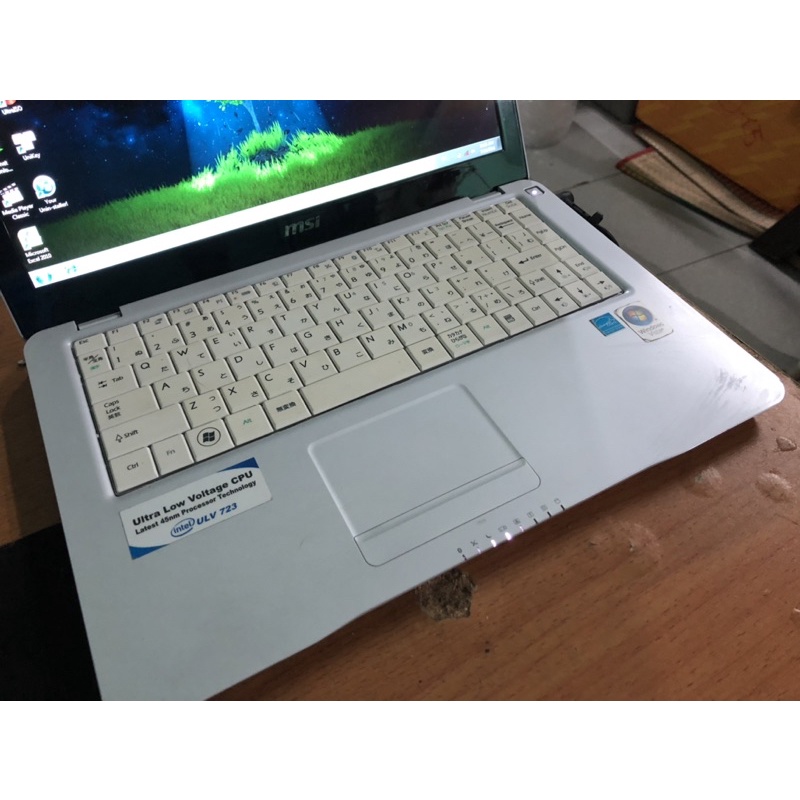 Laptop MSI Slim x340 Celeron 723 Ram 2G ssd 120G 13.4inch