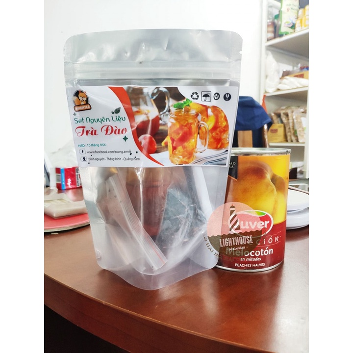 Set Pha Trà Đào Giải Nhiệt