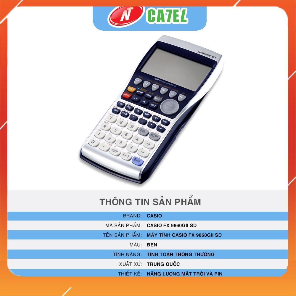 Máy tính Casio FX 9860GII SD hàng chinh hãng bảo hành 2 năm VPP An Sinh