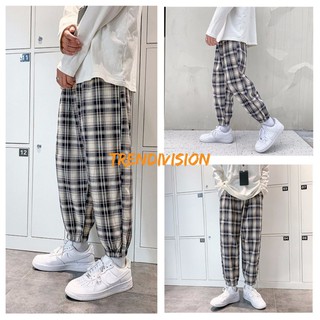 Quần Jogger Kẻ Caro