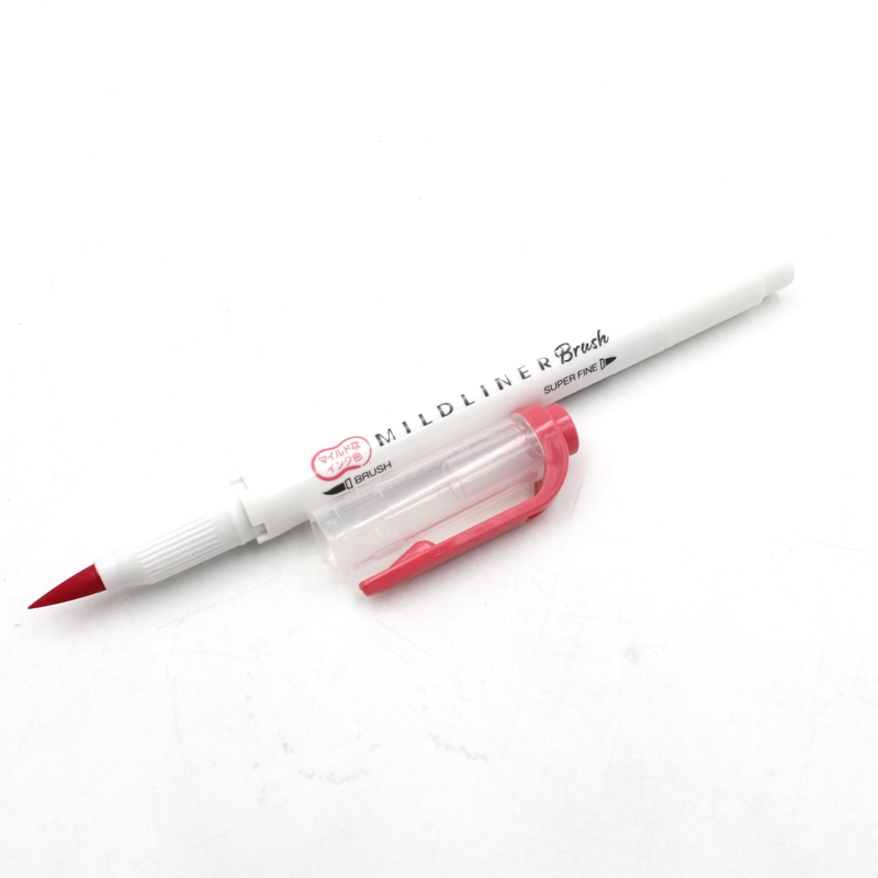 Viết Cọ Nhật Mildliner - Zebra WFT8-MR - Mild Red - Zebra