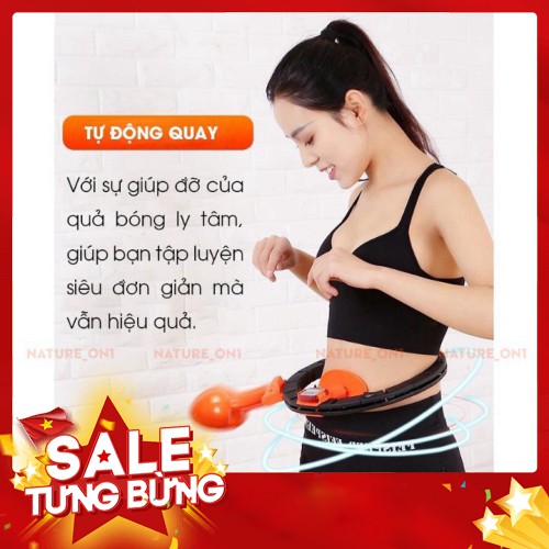 Vòng Lắc Eo Thông Minh Đếm Số, Giảm Béo Tại Nhà, Cơ Thể Khỏe Khoắn Dẻo Dai, Dễ Dàng Sử Dụng