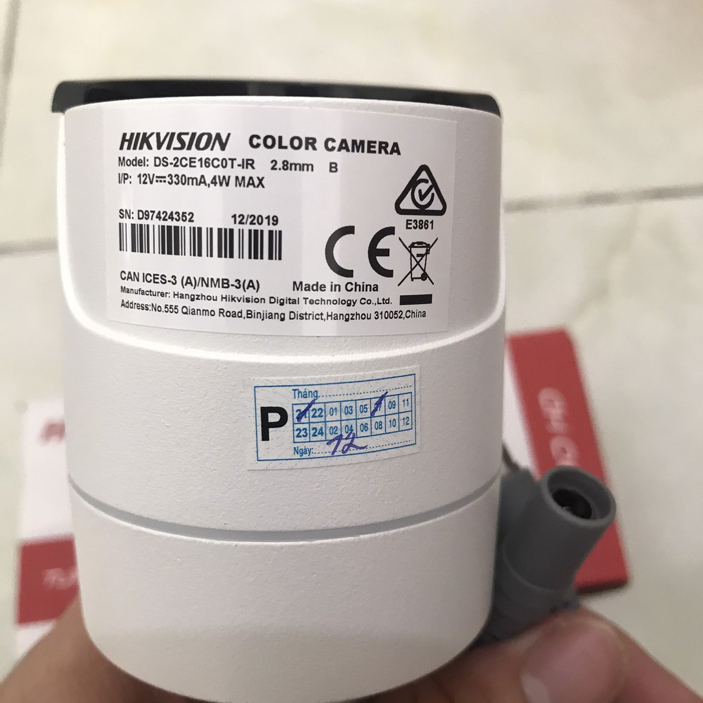 Camera Hikvision DS-2CE16C0T-IR giá rẻ