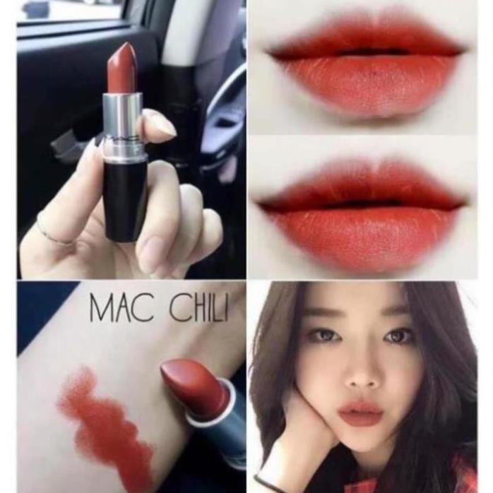 💄💄Son MAC Chính Hãng Có Bill Mandarin O, Devoted To Chili, Mull It Over, CHILI,  MARRAKESH, RUBYWOO