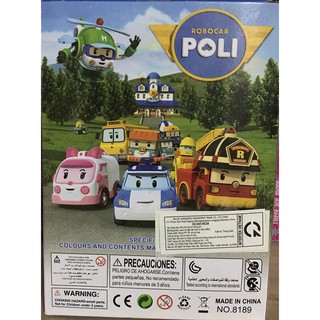 Rô bốt Poli biến hình xe