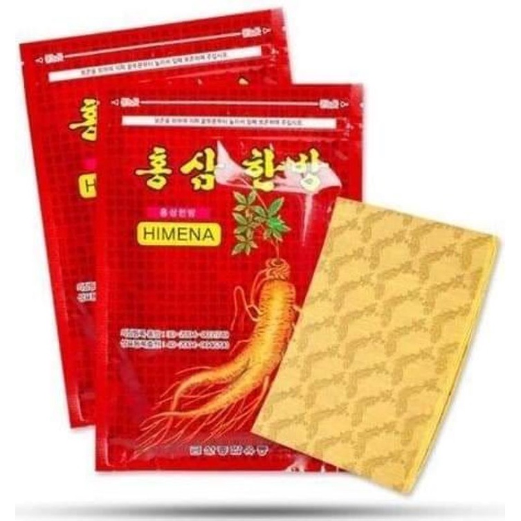 Combo 50 miếng dán hồng sâm Hàn Quốc