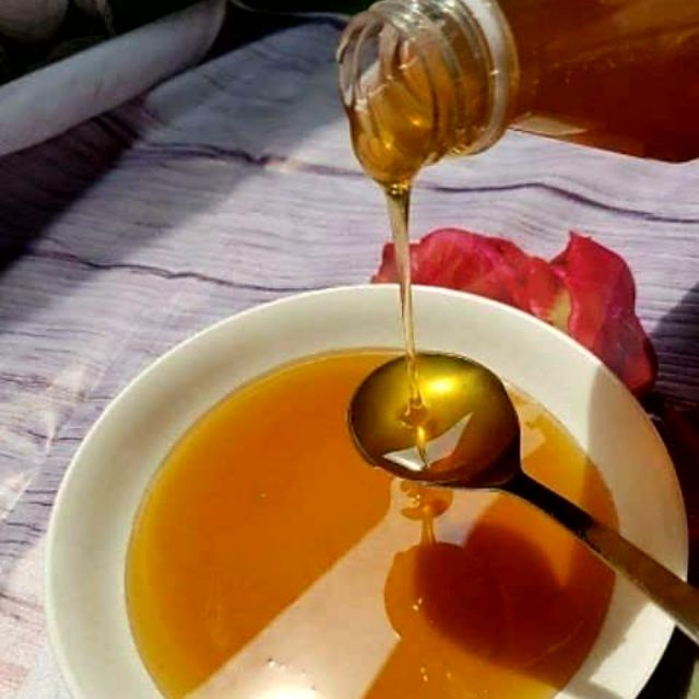 1 lít mật ong nguyên chất tuyệt đối đặc sánh bao test
