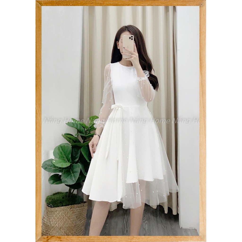 Váy đầm dự tiệc cưới, dạ hội, kỷ yếu, party Mina Dress LA1002 trẻ trung, sang trọng