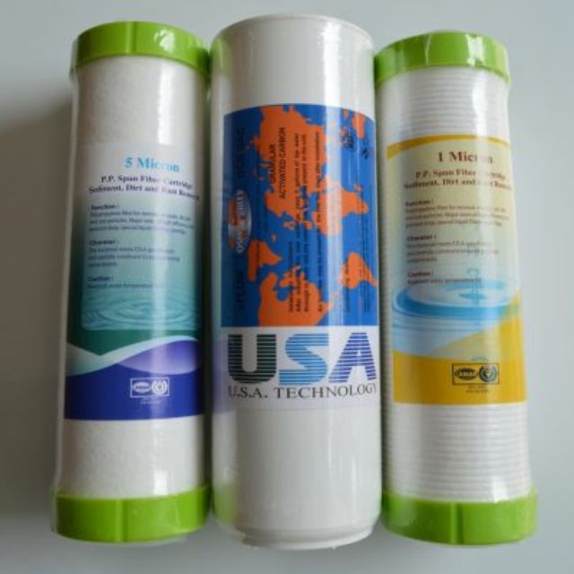 Bộ lõi lọc 123 dành cho các máy lọc nước.