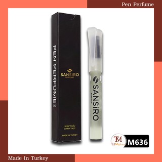 Nước hoa nam ❤️Freeship❤️ Nước Hoa mini ❤️ Nước hoa Sansiro M636 Thổ Nhĩ Kỳ 8ml