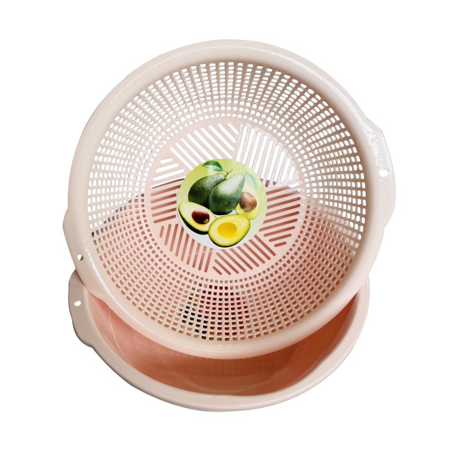 Bộ Thau rổ tròn tay cầm Tự Lập 36cm