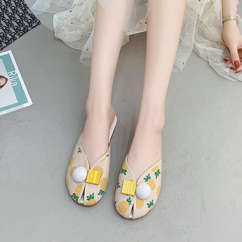 Dép đi biển IELGY họa tiết trái cây dễ thương thời trang dành cho nữ