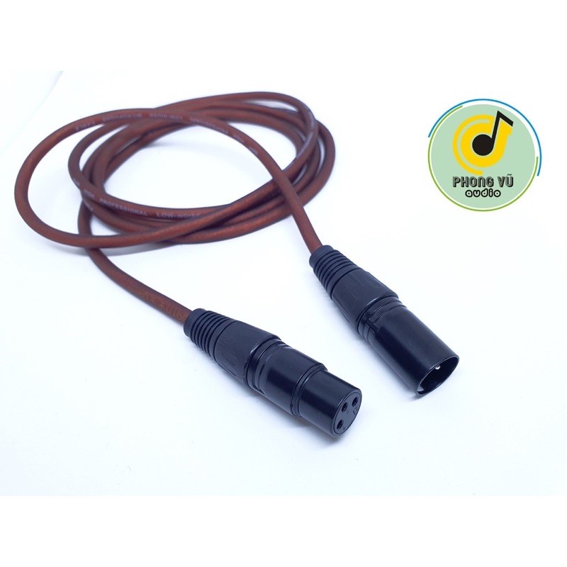 Dây Mic Canon 3 Mét Dành Cho Mic Thu Âm 48V Chân Cắm Làm Bằng Đồng Cực Kì Chắc Chắn Truyền Âm Thanh Cực Tốt