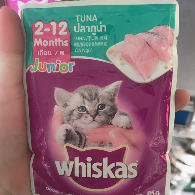 Pate cho mèo Whiskas các loại