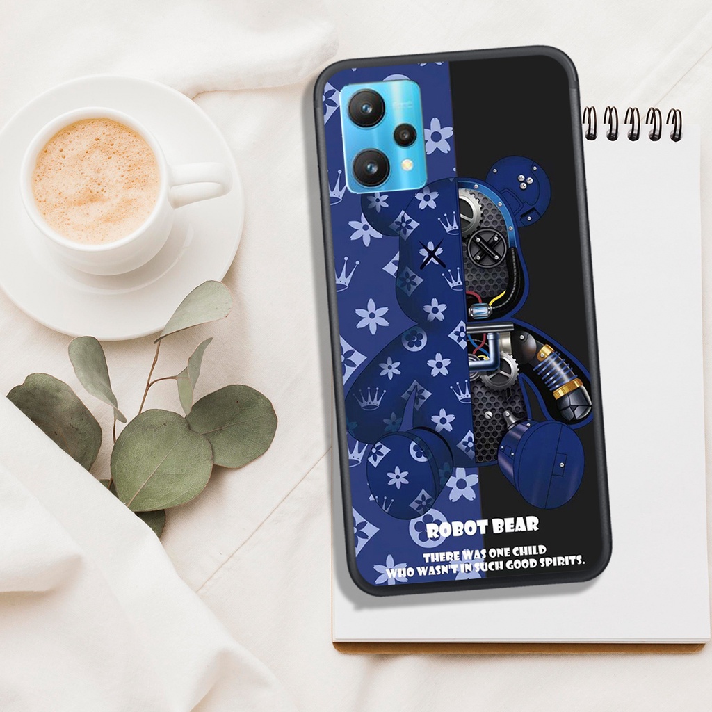 ỐP LƯNG OPPO REALME C35, IN HÌNH GẤU BEAR BRICK DỄ THƯƠNG, BAO ĐẸP.