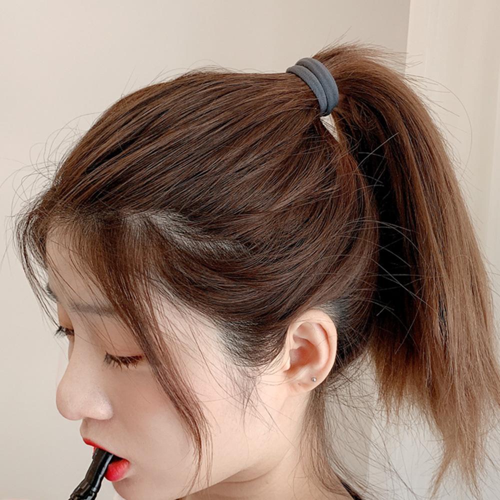 AROMA Set 25 Dây Cột Tóc Dày Dặn Phong Cách Hàn Quốc Giá Đỡ