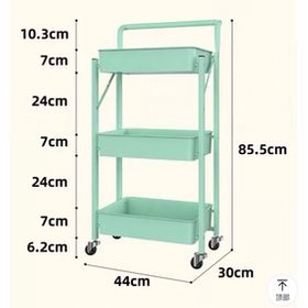 Kệ sắt thép gấp gọn đựng đồ dùng cho bé và mẹ , trong gia đình  - không cần lắp ráp Primo đa năng