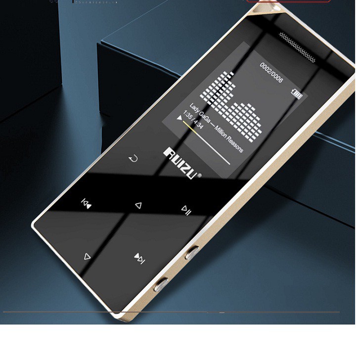 Máy Nghe Nhạc MP3 Bluetooth Ruizu D05 CAO CẤP (Bộ Nhớ Trong 8GB)