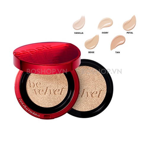 Phấn Nước Che Phủ Mịn Như Nhung ESPOIR Pro Tailor Be Velvet Cover Cushion SPF 34 PA++