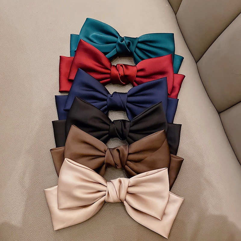Nơ Cài Tóc Vải Nhung Dễ Thương Dành Cho Nữ