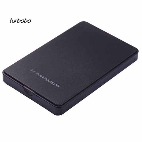 Vỏ bọc ổ cứng ngoài USB 2.0 HDD SATA SSD 2.5inch màu đen