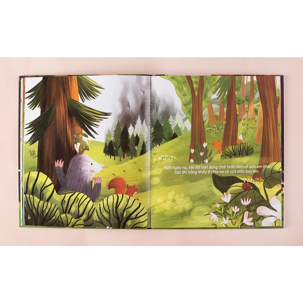 Sách thiếu nhi - Rừng Xanh Rì Rào - Truyện ngắn kèm tranh minh họa Lionbooks