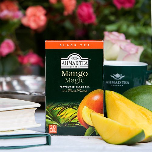 Trà Ahmad vị Xoài (Mango Magic) (Hộp giấy 40gram - 20 túi lọc có bao thiếc)