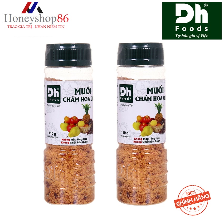 Com Bo2 Hũ Muối Chấm Hoa Qủa Dh Foods 110G DHMTN97 HONEYSHOP86