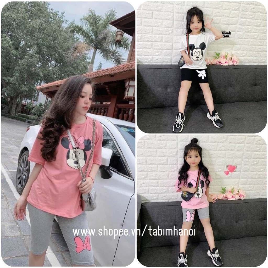 Bộ đôi mickey cho mẹ và bé TTG83/QATE244
