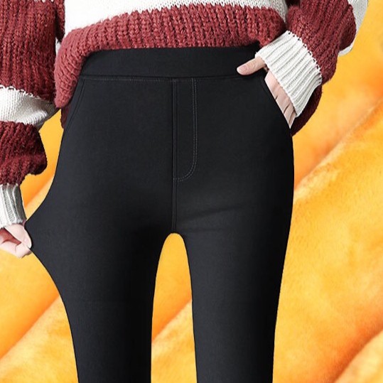 Quần Legging Jean Lót Lông Cạp Cao Giữ Nhiệt Tốt