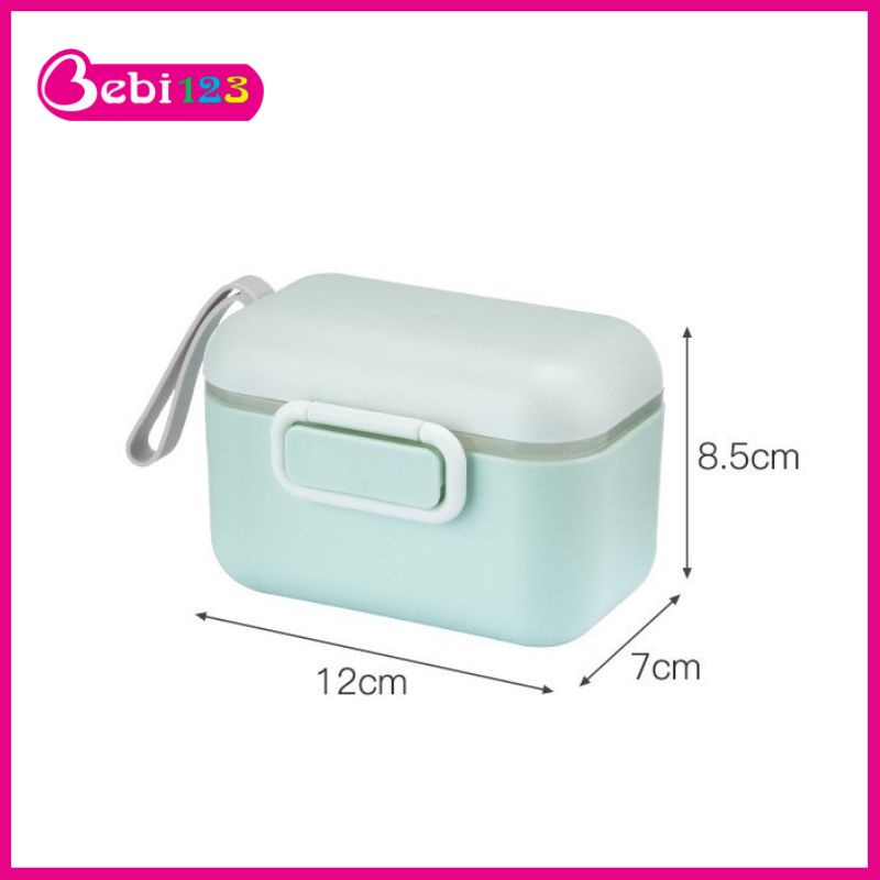Hộp đựng sữa bột 255g tiện dụng cho bé đi chơi, du lịch