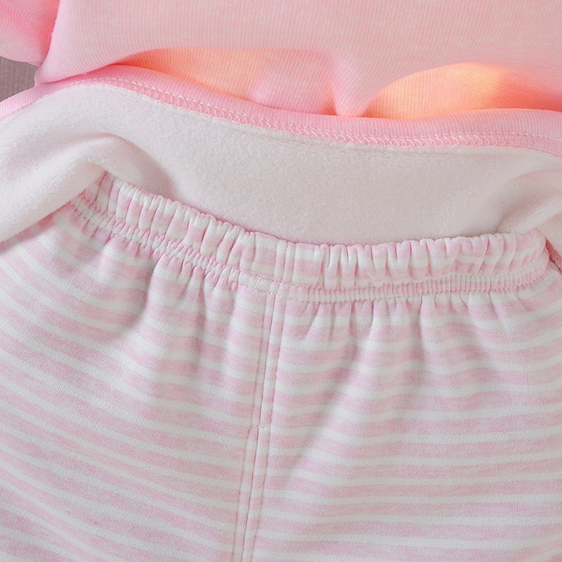 Bộ quần áo cotton dài tay họa tiết hoạt hình dễ thương cho bé