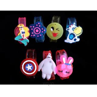 Đồng Hồ Đeo Tay Kiểu Dáng Hoạt Hình Dễ Thương Có Đèn Led