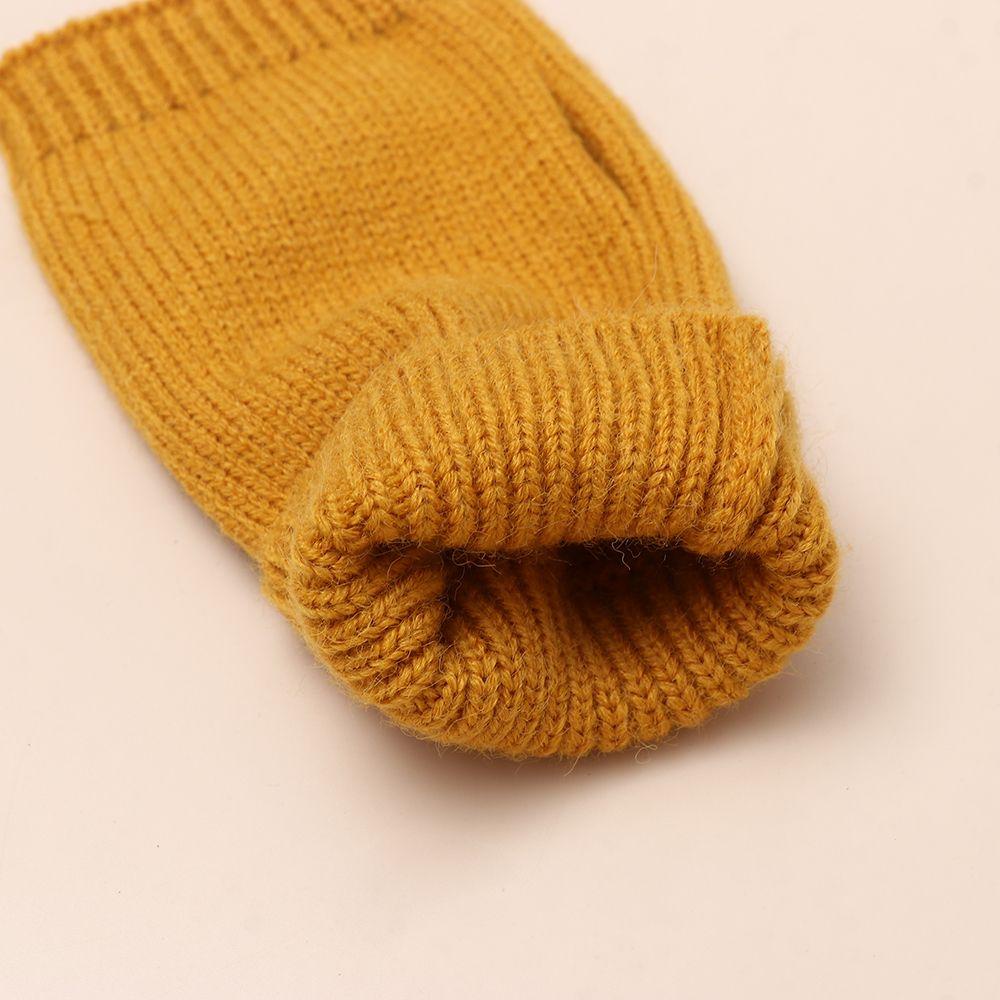 Găng Tay Cotton Len Đan Hở Ngón